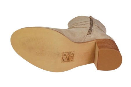 Damskie botki zimowe Skotnicki DB-3-Y85BE beżowe