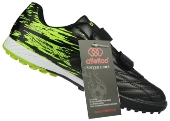 Turfy dziecięce buty na orlik Atletico C7683-2522-VBLGR czarne