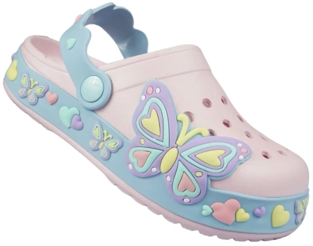 Dziecięce klapki basenowe American Club CNH184PI różowe