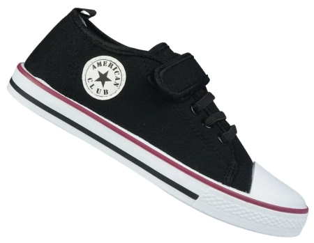 Tenisówki dziecięce trampki dziecięce American Club CTEN158BL