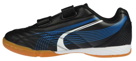 Halówki dziecięce czarno niebieskie obuwie halowe Atletico C7336-2412-VBLBU