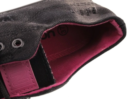 Tenisówki młodzieżowe - damskie Underline DT-3-1013BLFU czarne