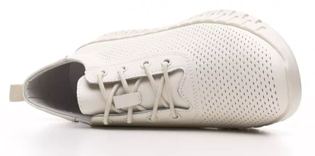 Skórzane buty sportowe damskie Sergio Leone DSP011BE beżowe