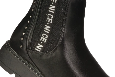 Dziecięce buty przejściowe American Club CXD64BL czarne