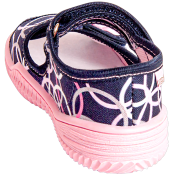 Tenisówki dziecięce Viggami BASIA granatowe kapcie dziewczęce sandałki