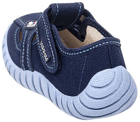 Tenisówki dziecięce Viggami TUBIŚ OZDOBA granatowe kacie chłopięce