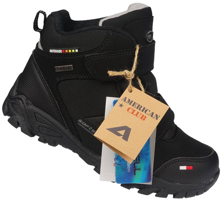 Buty zimowe dziecięce American Club WT-69BL