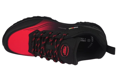 Młodzieżowe buty trekkingowe softshell American Club WT251RE czerwone