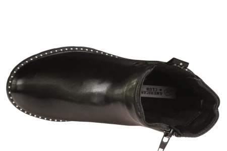 Dziecięce buty przejściowe American Club CXD64BL czarne