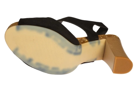 Eleganckie Sandały damskie Sergio Leone DSK858CZMI czarne