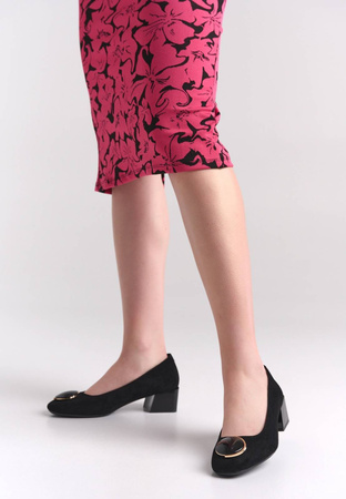 Półbuty damskie Sergio Leone DPB123CZMI czarne