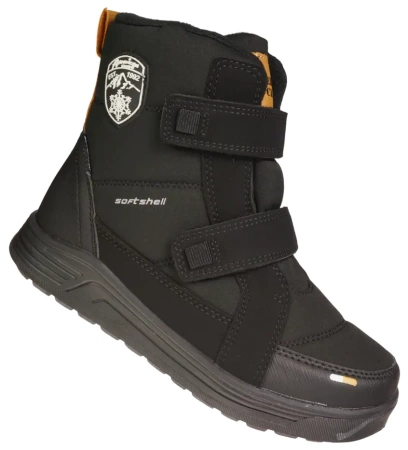 Dziecięce buty zimowe American Club CHL150/24BL czarne