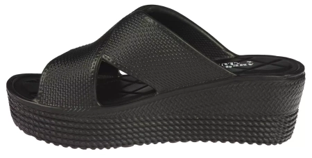 Damskie klapki basenowe American Club DNH164BL czarne