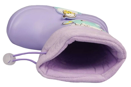 Kalosze dziecięce, piankowe kalosze dziecięce Apawwa BJ385PU fioletowe