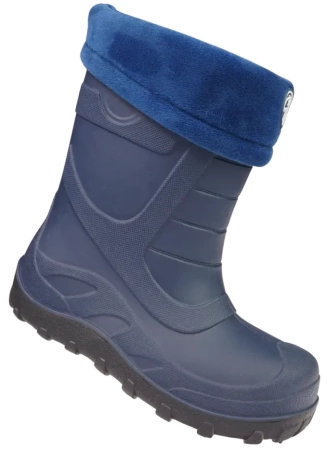 Kalosze dziecięce, gumowe kalosze dziecięce Apawwa CJ373NA granatowe