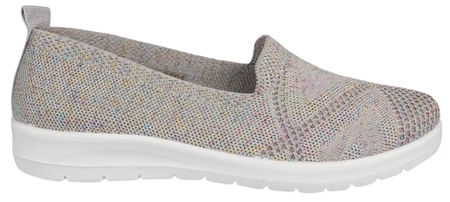 Damskie buty sportowe Skotnicki szare półbuty damskie DT-3-0591GY