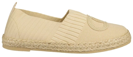 Damskie półbuty Skotnicki beżowe espadryle damskie DT-3-0544BE