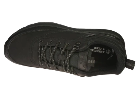 Męskie buty sportowe American Club w kolorze czarnym MAA48BL