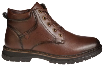 Męskie trzewiki zimowe ocieplane Skotnicki MB-4-0756BR brązowe