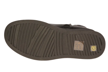 Damskie botki zimowe ze skóry naturalnej Skotnicki DB-3-1503BL czarne