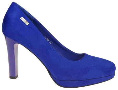 Czółenka damskie Sergio Leone D1438IN niebieskie