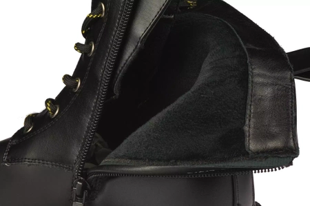 Dziecięce buty zimowe, trapery zimowe Apawwa CD1017BLGO czarne