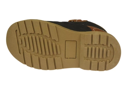 Zimowe buty dziecięce American Club trapery dziecięce CES143/23BL czarne