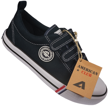 Tenisówki damskie American Club granatowe