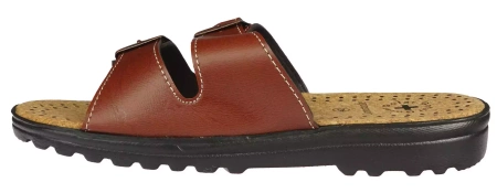 Klapki męskie Gofar MM2226-2BR brązowe