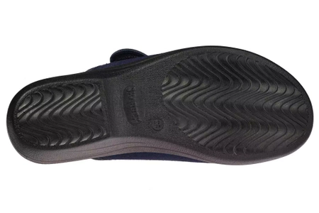 Damskie pantofle tekstylne firmy SKARBEK D334GR