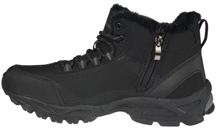 Zimowe buty męskie ocieplane Superun M8635-1BL czarne