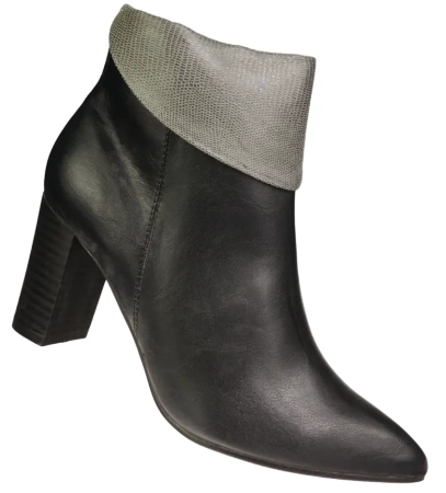 Damskie buty zimowe Goodin DGD-15-8408BL czarne