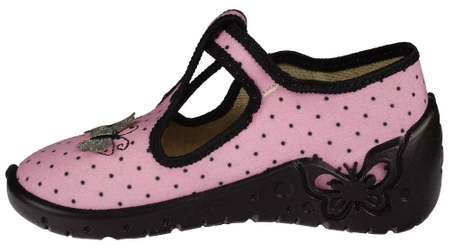 Tenisówki dziecięce ZetPol DARIA KROPKI różowe