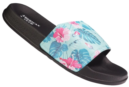 Młodzieżowe klapki basenowe American Club DNH-125BU niebieskie