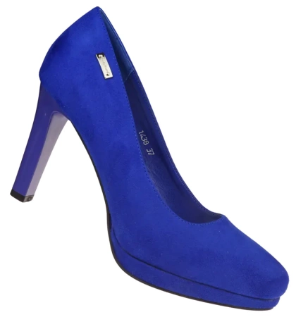 Czółenka damskie Sergio Leone D1438IN niebieskie