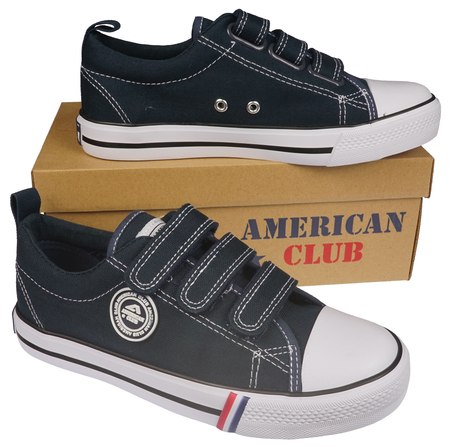Tenisówki męskie American Club granatowe