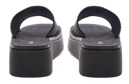 Eleganckie klapki damskie Sergio Leone SK083 czarne