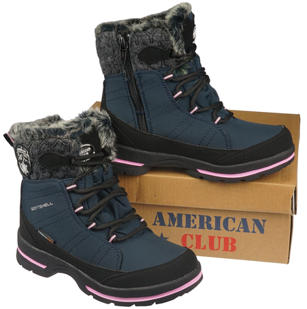 Buty zimowe dziecięce American Club SN-03NA