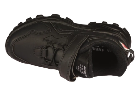 Dziecięce buty sportowe American Club sneakersy dziecięce CAA17BL czarne