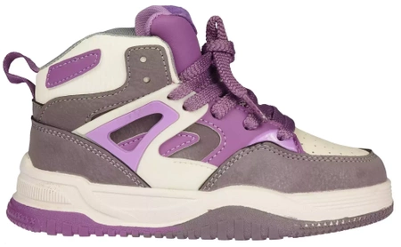 Dziecięce sneakersy dziecięce buty sportowe Apawwa CTQ200PU fioletowe