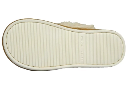 Damskie pantofle tekstylne firmy BONA DK-3-G10BE beżowe