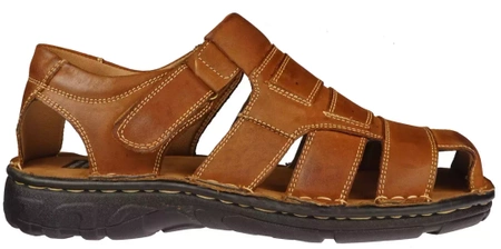 Sandały męskie American Club MCY-80BR brązowe