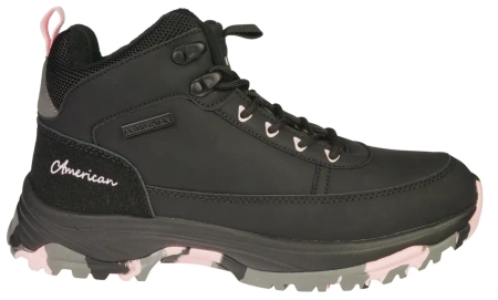 Damskie trapery zimowe damskie buty zimowe American Club DAA52BL czarne