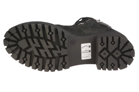 Buty zimowe damskie Bratbut-Natalii D292CZNU czarne