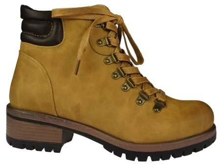 Damskie buty zimowe Sergio Leone DTR0714-11NZO żółte