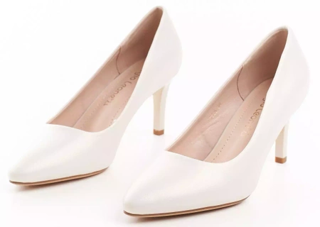 Półbuty damskie Sergio Leone D1336PE perłowe