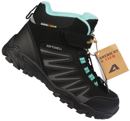 Buty zimowe dziecięce American Club WT-107BLMI