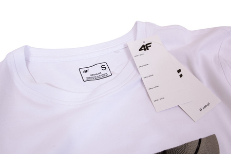 Koszulka męska 4F bawełna 100% H4L20 TSM032-10S
