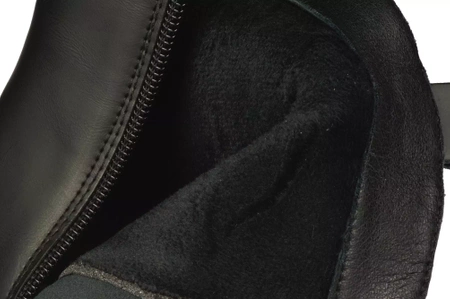 Dziecięce buty zimowe, trapery zimowe Apawwa CD1018BLGO czarne