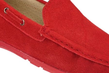 Mokasyny męskie American Club MJK-03RE czerwone